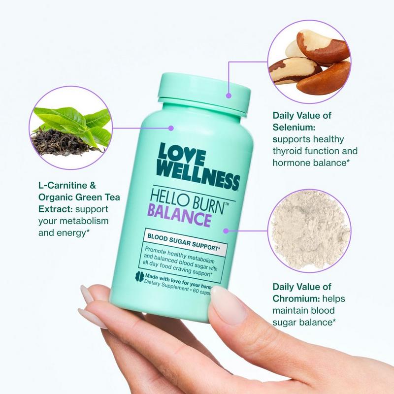 Love Wellness Hello Burn Balance: Blood Sugar Support