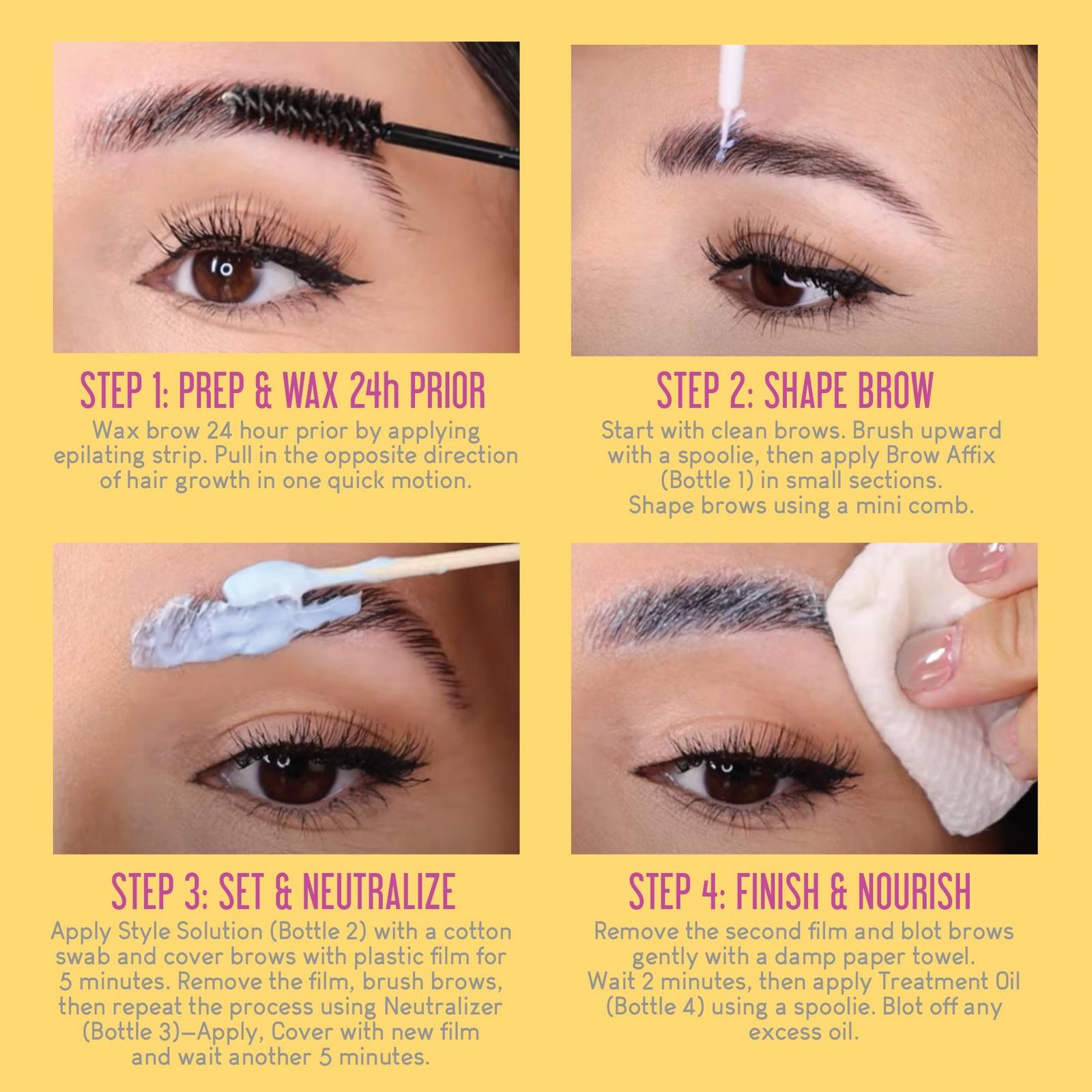 Brow Waxing + Lamination Kit