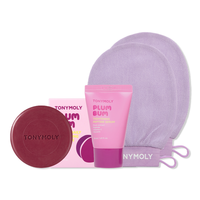 TONYMOLY Plum Bum Body Exfoliating 3 Piece Set