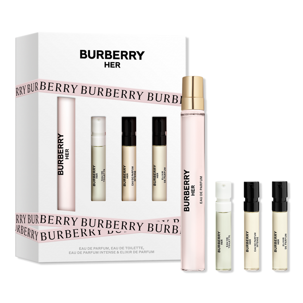 Burberry Her Discovery 4 Piece Travel Spray Gift Set
