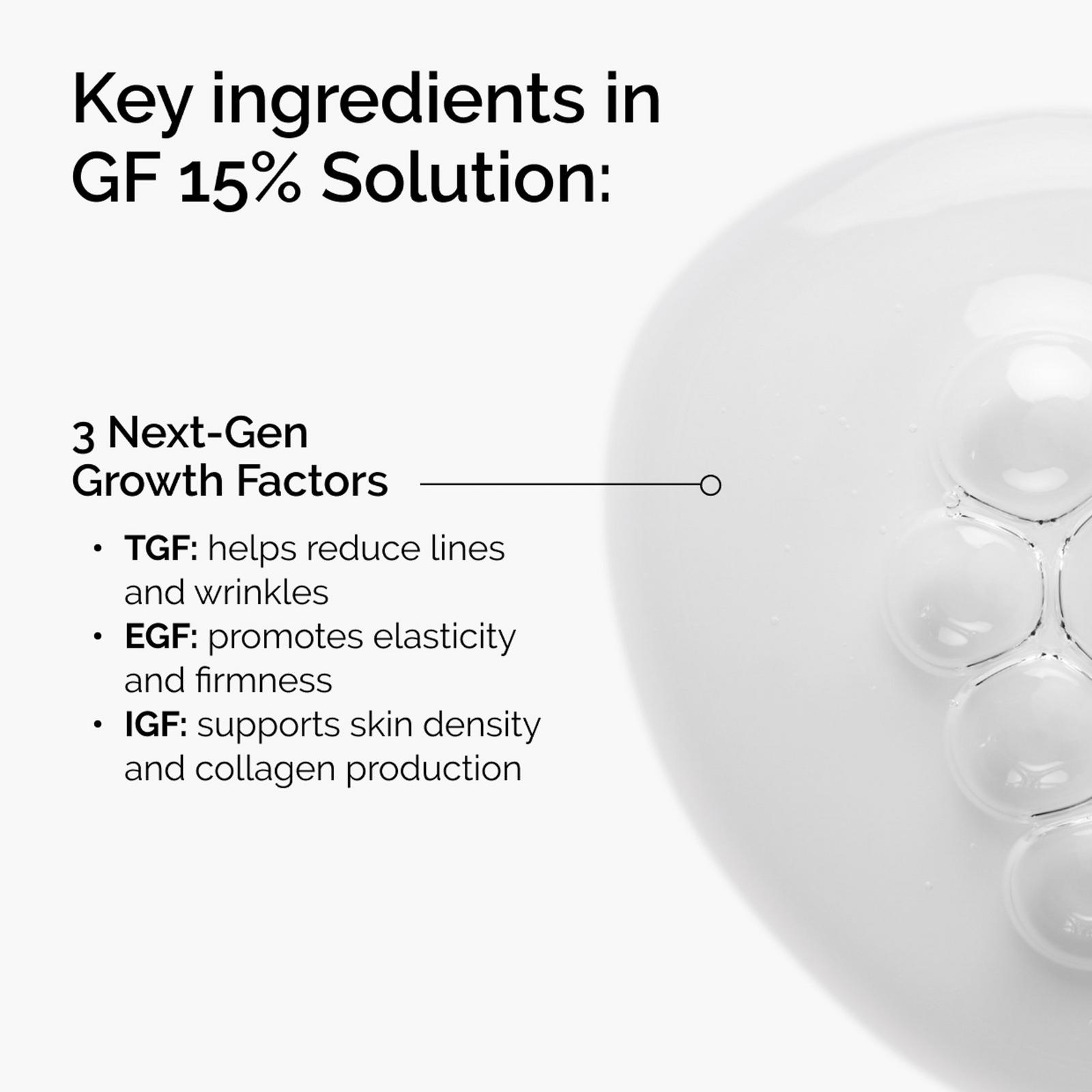 GF 15% Serum for Visible Skin Repair and Wrinkles