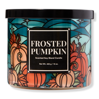 Frosted Pumpkin 3-Wick Scented Candle