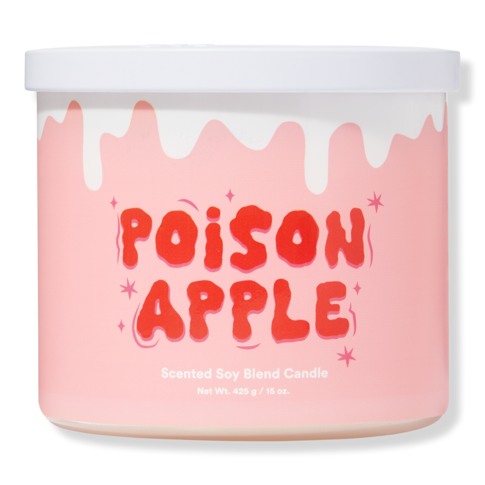 Ulta Beauty Collection Poison Apple 3-wick Scented Candle In Pink