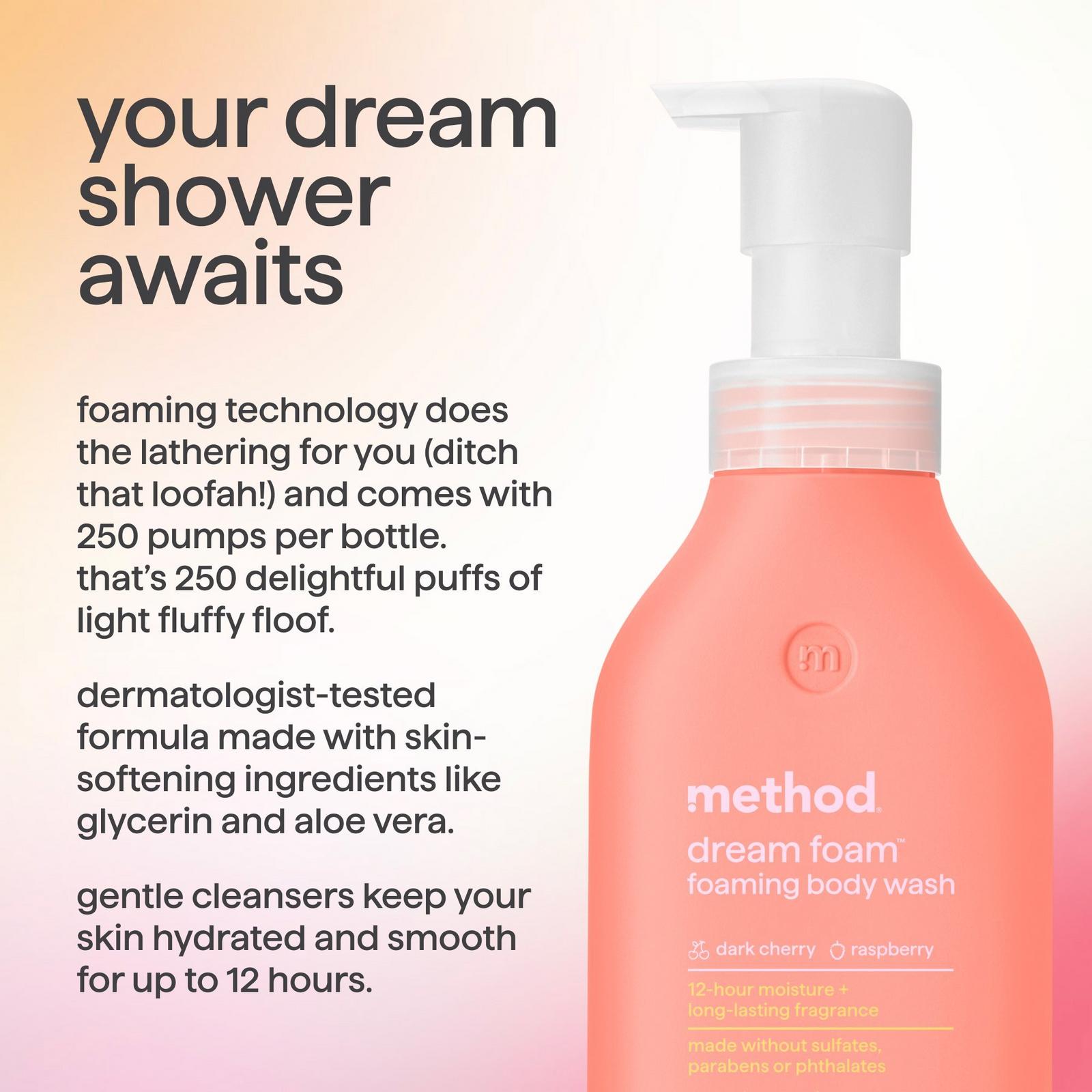 Dream Foam Foaming Body Wash - Dark Cherry & Raspberry