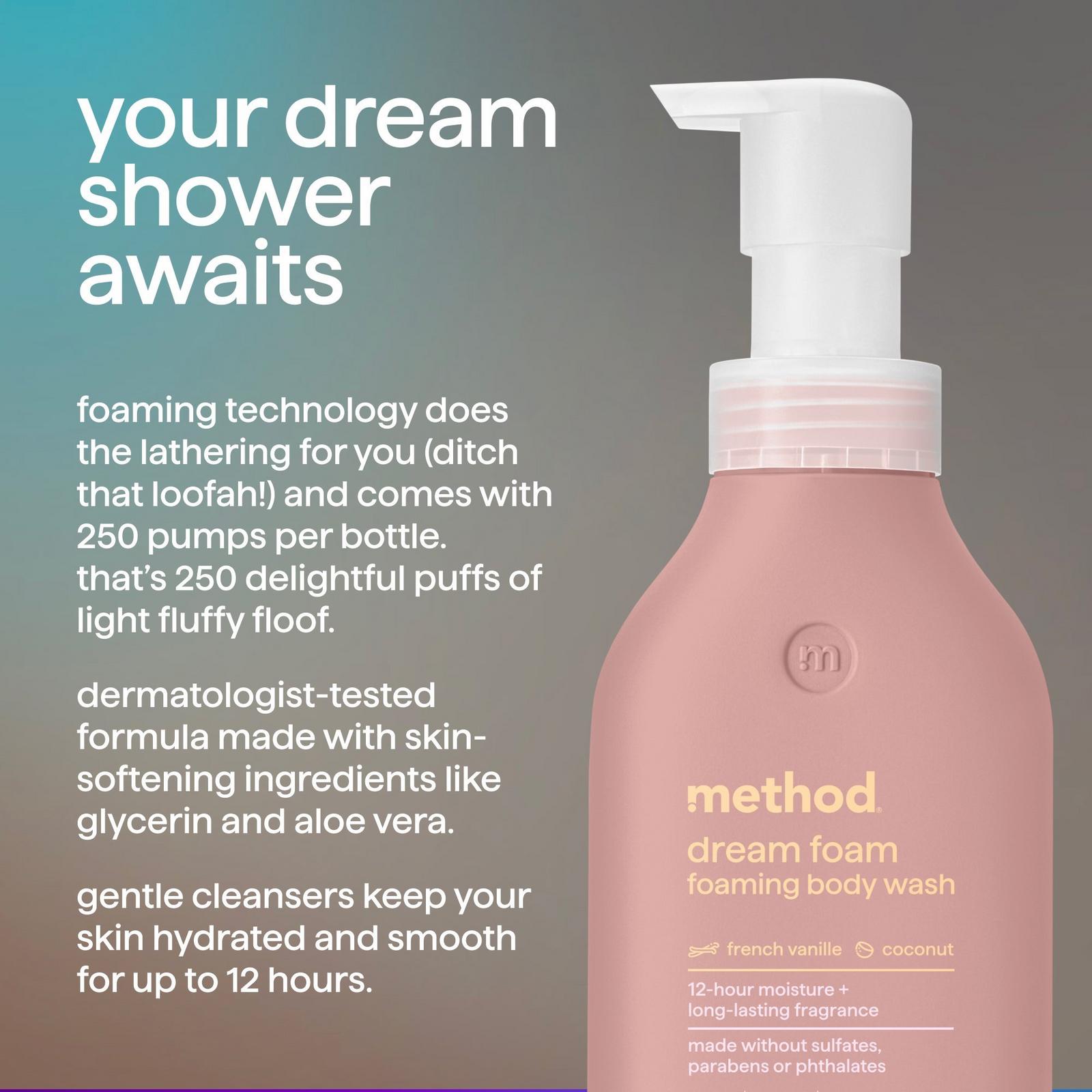 Dream Foam Foaming Body Wash - French Vanille & Coconut