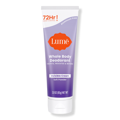 Lume Whole Body Deodorant Invisible Cream Tube