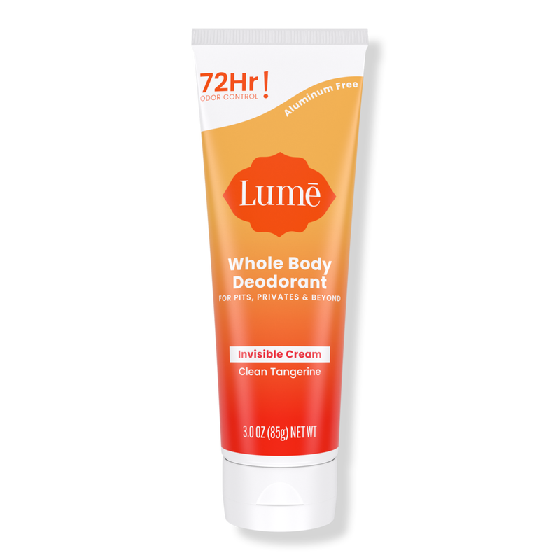 Whole Body Deodorant Invisible Cream Tube - Clean Tangerine