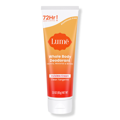 Lume Whole Body Deodorant Invisible Cream Tube