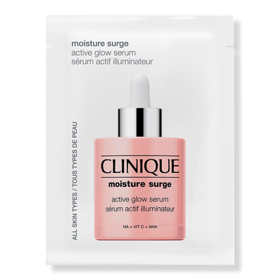 Clinique Free Moisture Surge Active Glow Serum sample with brand purchase Free Moisture Surge Active Glow Serum sample with brand purchase