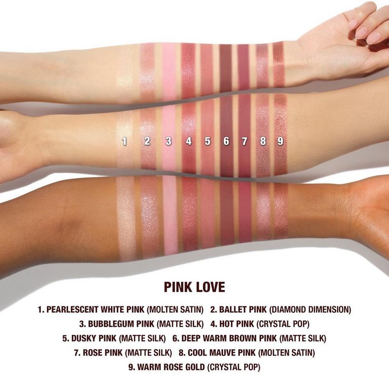 Charlotte Tilbury アイシャドウパレット Pink Love Charlotte's Palette Of Beautifying Eye Trends: Limited-edition