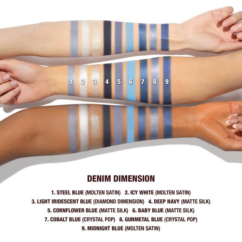 Charlotte Tilbury デニムディメンションアイパレット Charlotte Tilbury Denim Dimension Palette | Demo & comparison