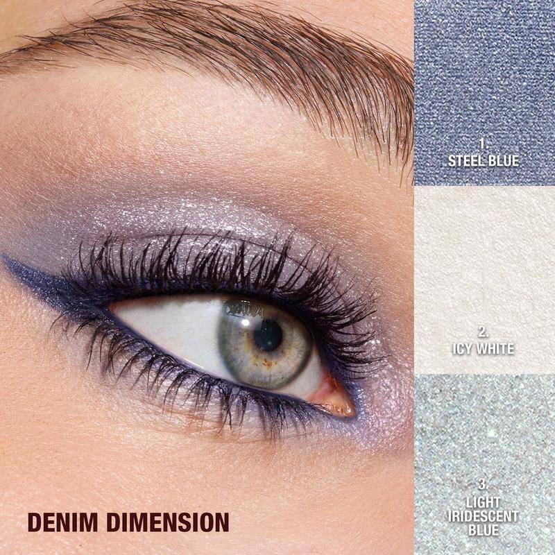 Charlotte Tilbury デニムディメンションアイパレット Charlotte Tilbury Denim Dimension Palette | Demo & comparison