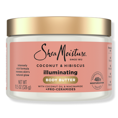 SheaMoisture Coconut & Hibiscus Niacinamide and Pro-Ceramides Illuminating Body Butter