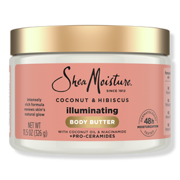 SheaMoisture Coconut & Hibiscus Niacinamide and Pro-Ceramides Illuminating Body Butter