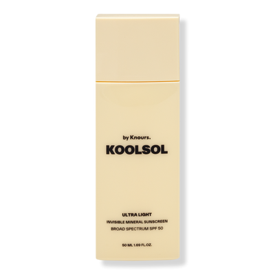Knours. Koolsol Ultra Light Invisible Mineral Sunscreen Broad Spectrum SPF50