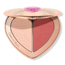 Charlotte Tilbury Pillow Talk Beauty Soulmates Brighten & Blush Powder Palette - Pillow Talk Flawless Peach