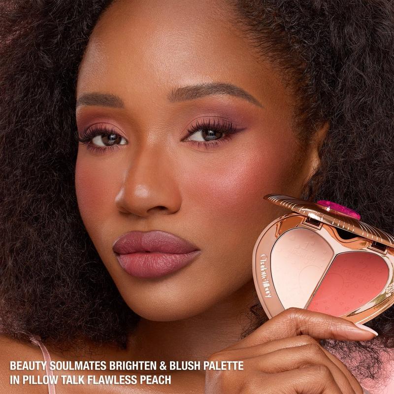 Charlotte Tilbury Pillow Talk Beauty Soulmates Brighten & Blush Powder Palette #2