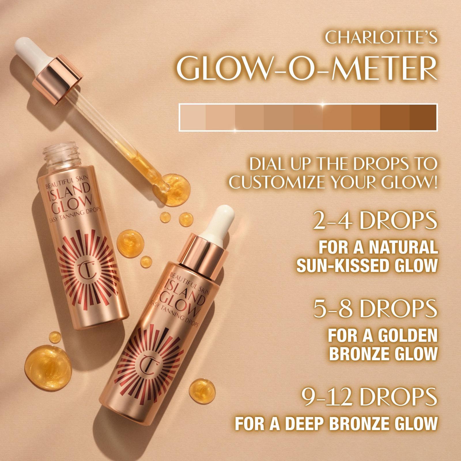 Beautiful Skin Island Glow Easy Tanning Drops - Light/Medium