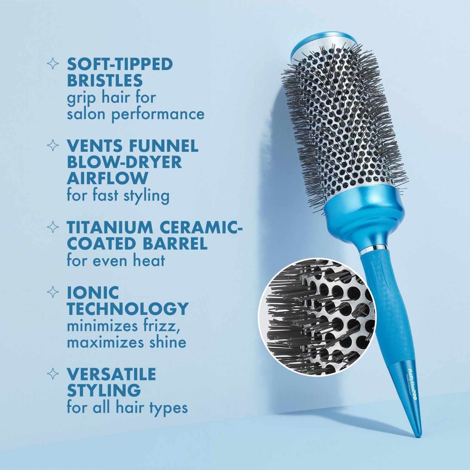 Nano Titanium Extra-Long Thermal Round Brush - 2"