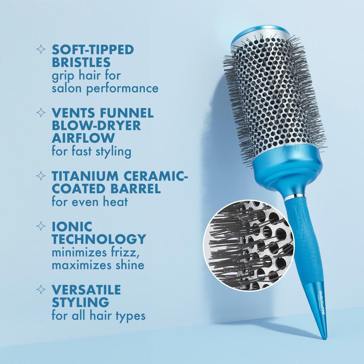 Nano Titanium Extra-Long Thermal Round Brush - 2.5"