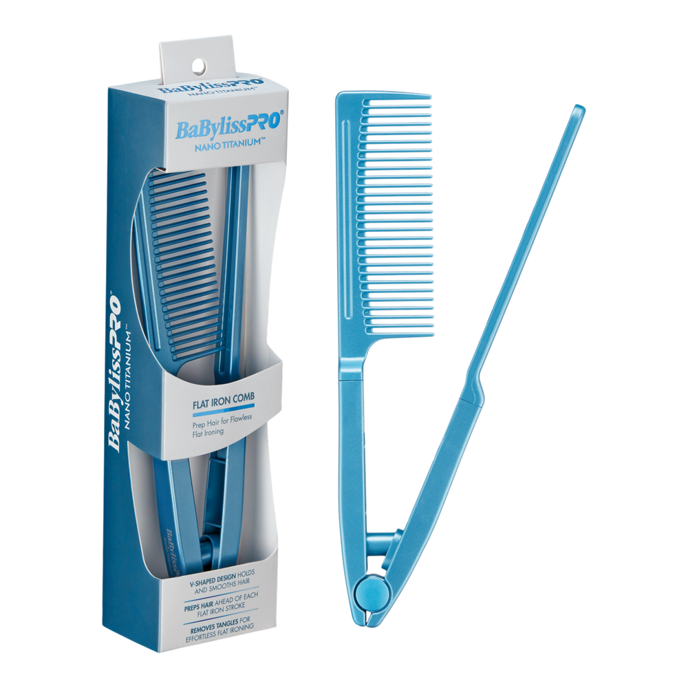 BaBylissPRO Nano Titanium Flat Iron Comb