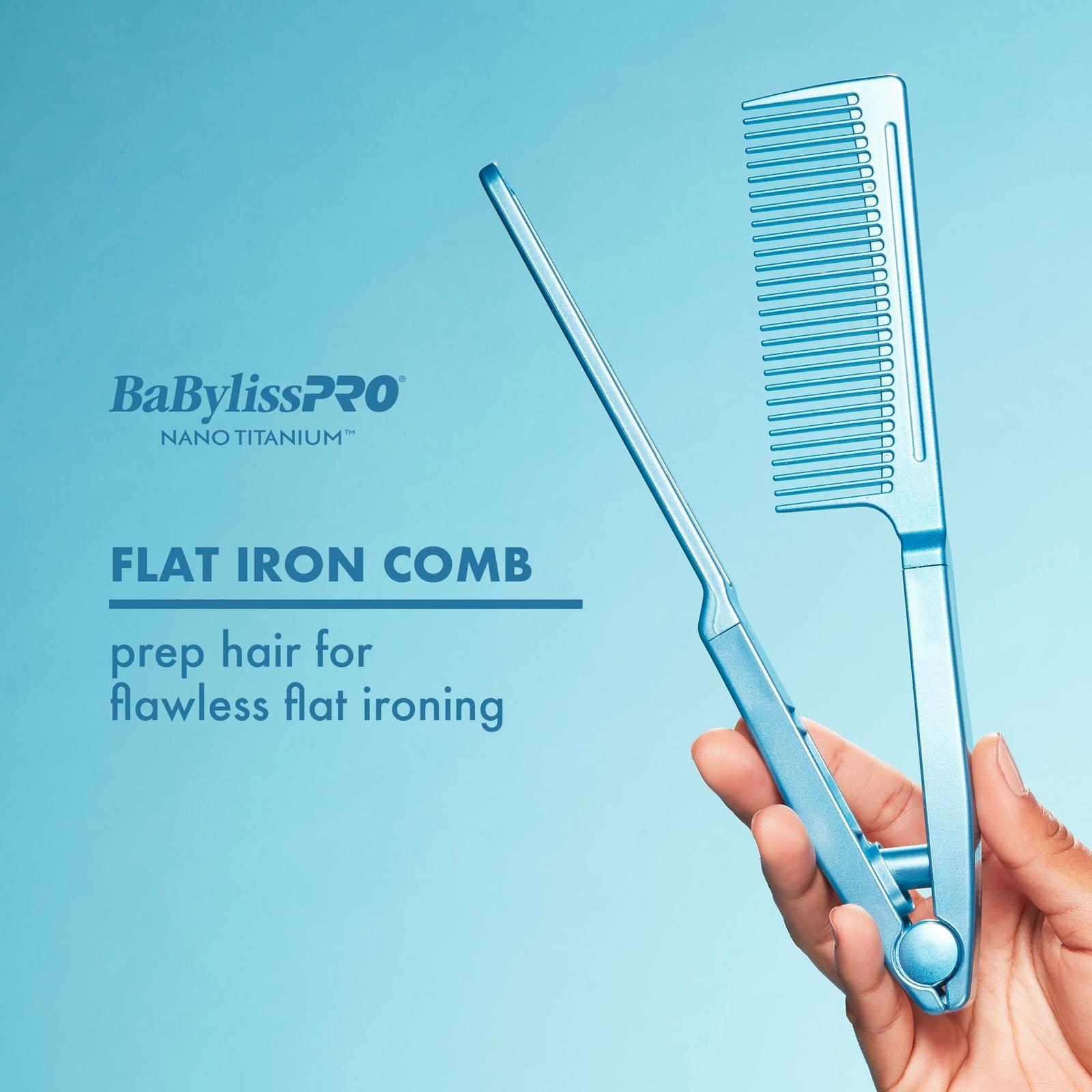 BaBylissPRO Nano Titanium Flat Iron Comb