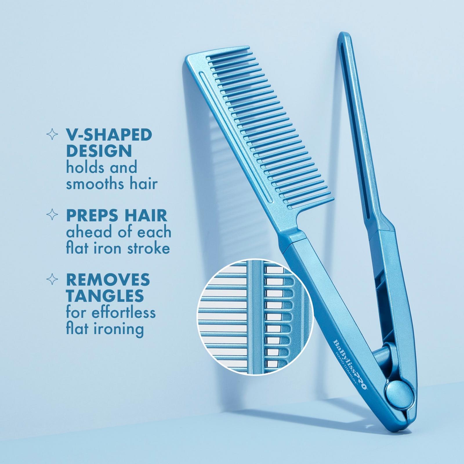 BaBylissPRO Nano Titanium Flat Iron Comb