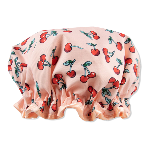 The Vintage Cosmetic Company Cherry Printed Shower Cap #1