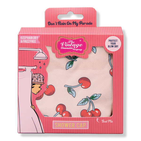 The Vintage Cosmetic Company Cherry Printed Shower Cap #2