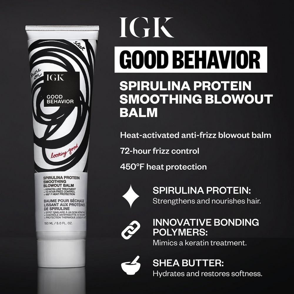 Travel Size Good Behavior Spirulina Protein Smoothing Blowout Balm