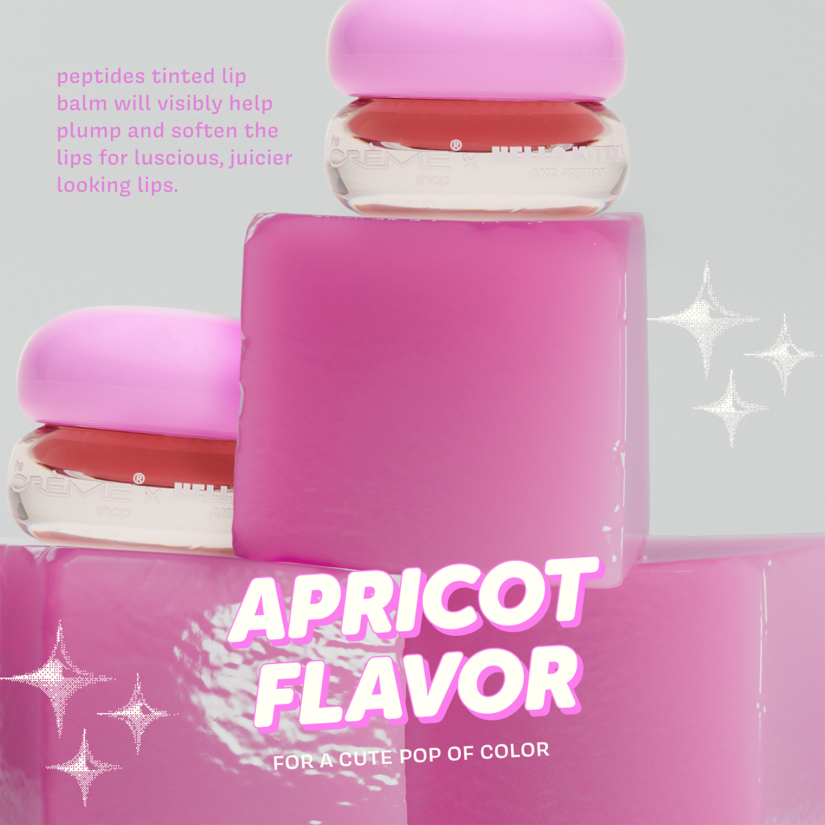 Sanrio Gloss Jelly Lip Glaze - Apricot