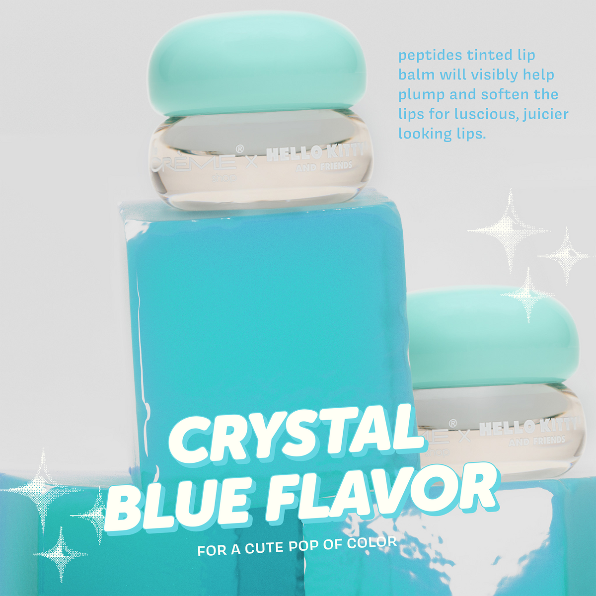 Sanrio Gloss Jelly Lip Glaze - Crystal Blue
