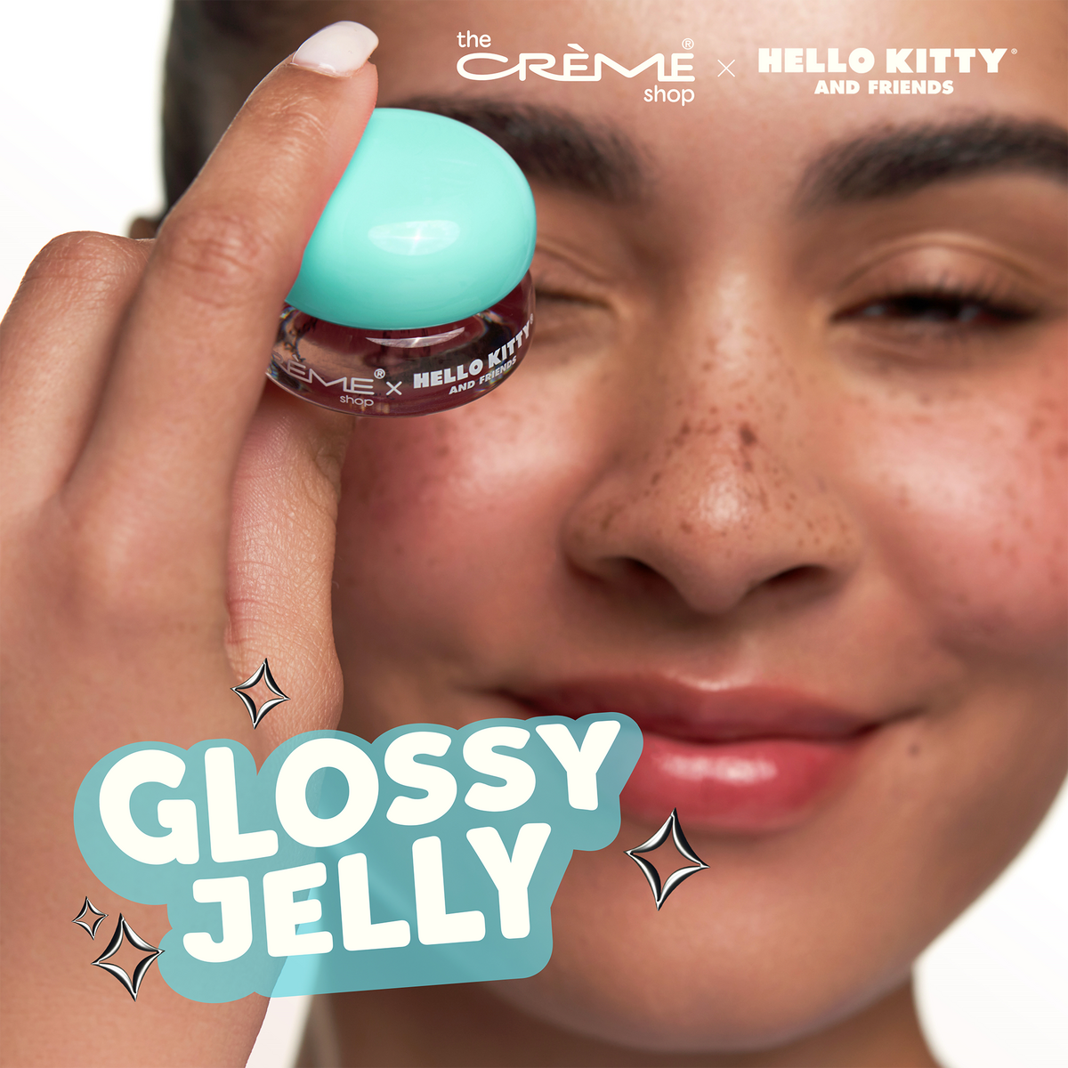 Sanrio Gloss Jelly Lip Glaze - Crystal Blue