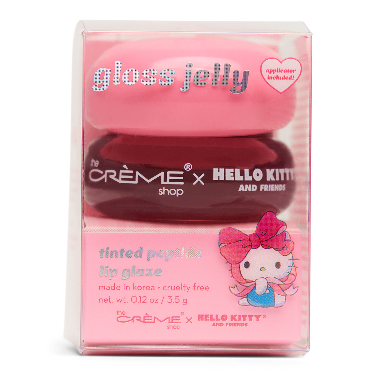 Sanrio Gloss Jelly Lip Glaze - Berry Cherry