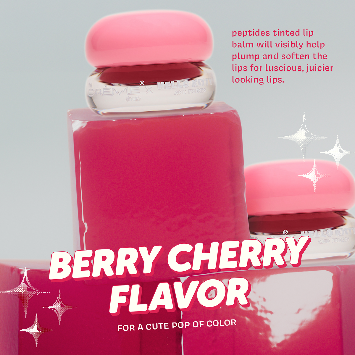 Sanrio Gloss Jelly Lip Glaze - Berry Cherry