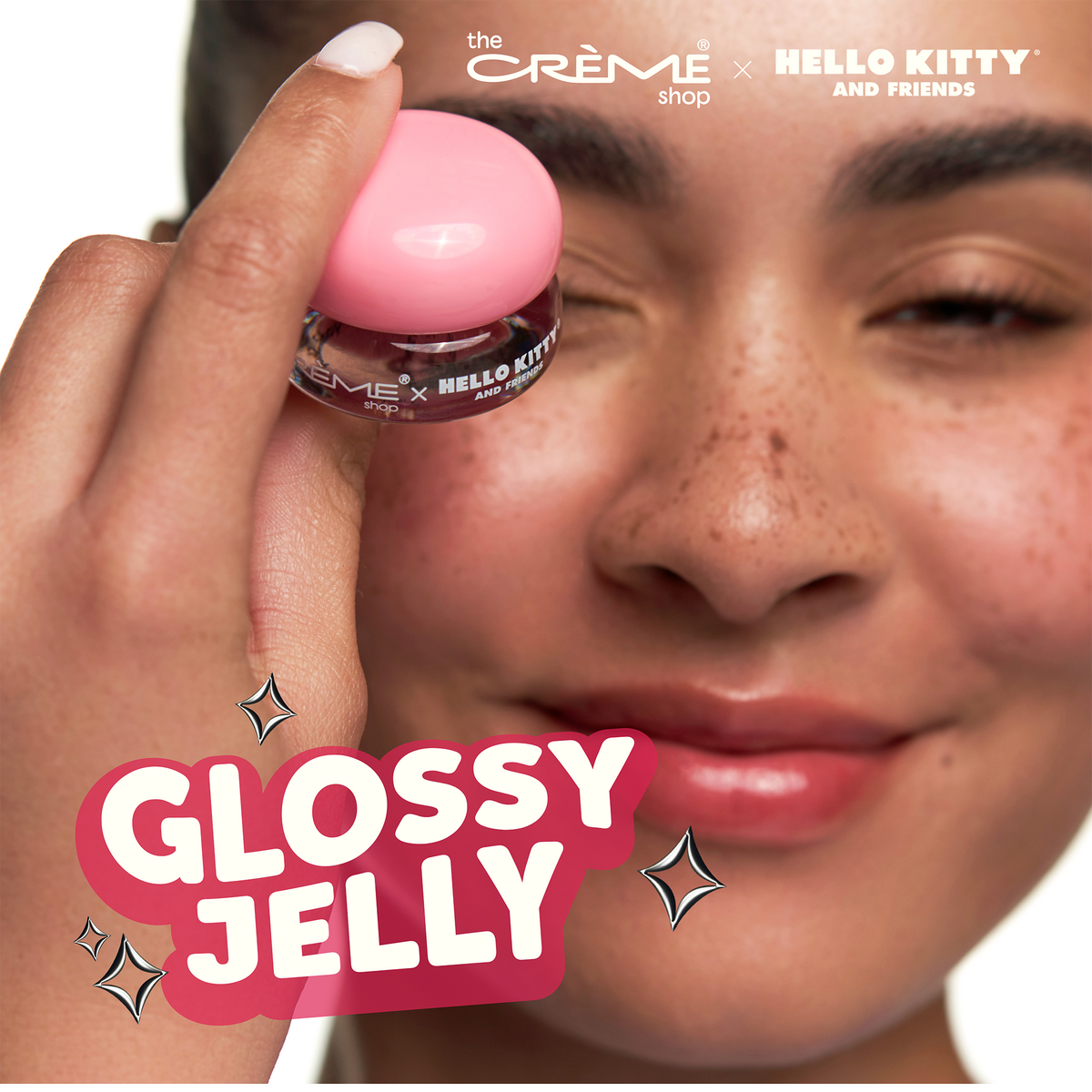 Sanrio Gloss Jelly Lip Glaze - Berry Cherry