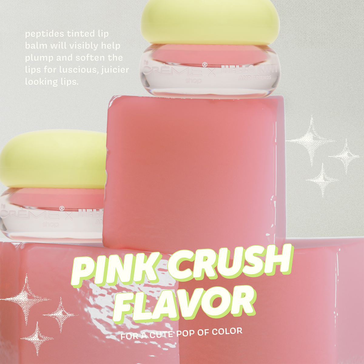 Sanrio Gloss Jelly Lip Glaze - Pink Crush