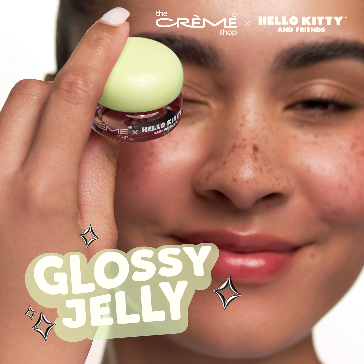 Sanrio Gloss Jelly Lip Glaze - Pink Crush