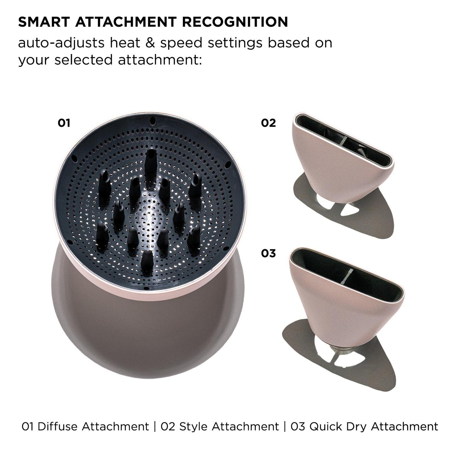 Aire IQ Intelligent Hair Dryer - Satin Blush