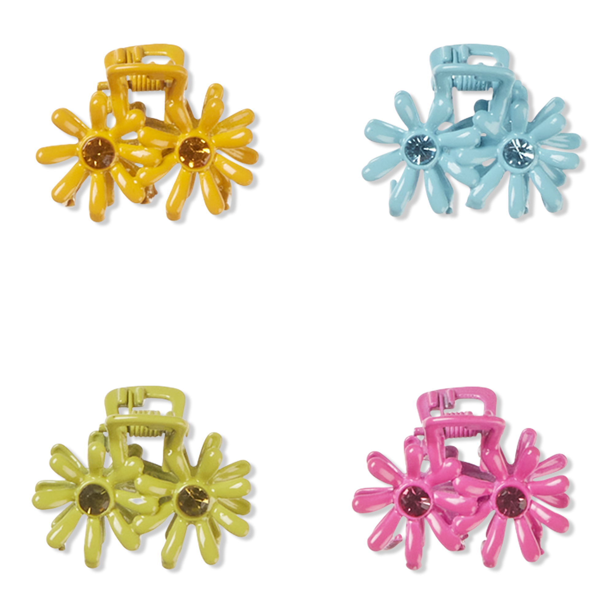 Scünci Gen Z Mini Metal Flower Claw Clips #1