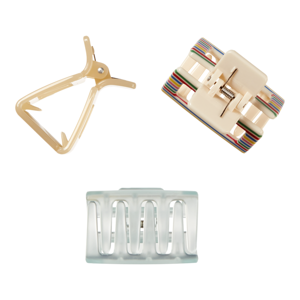 Scünci Gen Z Open Cut Rectangular Claw Clips #3