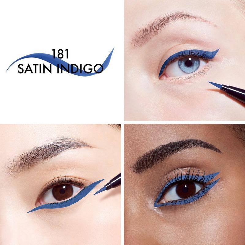 Dior - 181 Satin Indigo Diorshow Waterproof Liquid Liner | Ulta Beauty