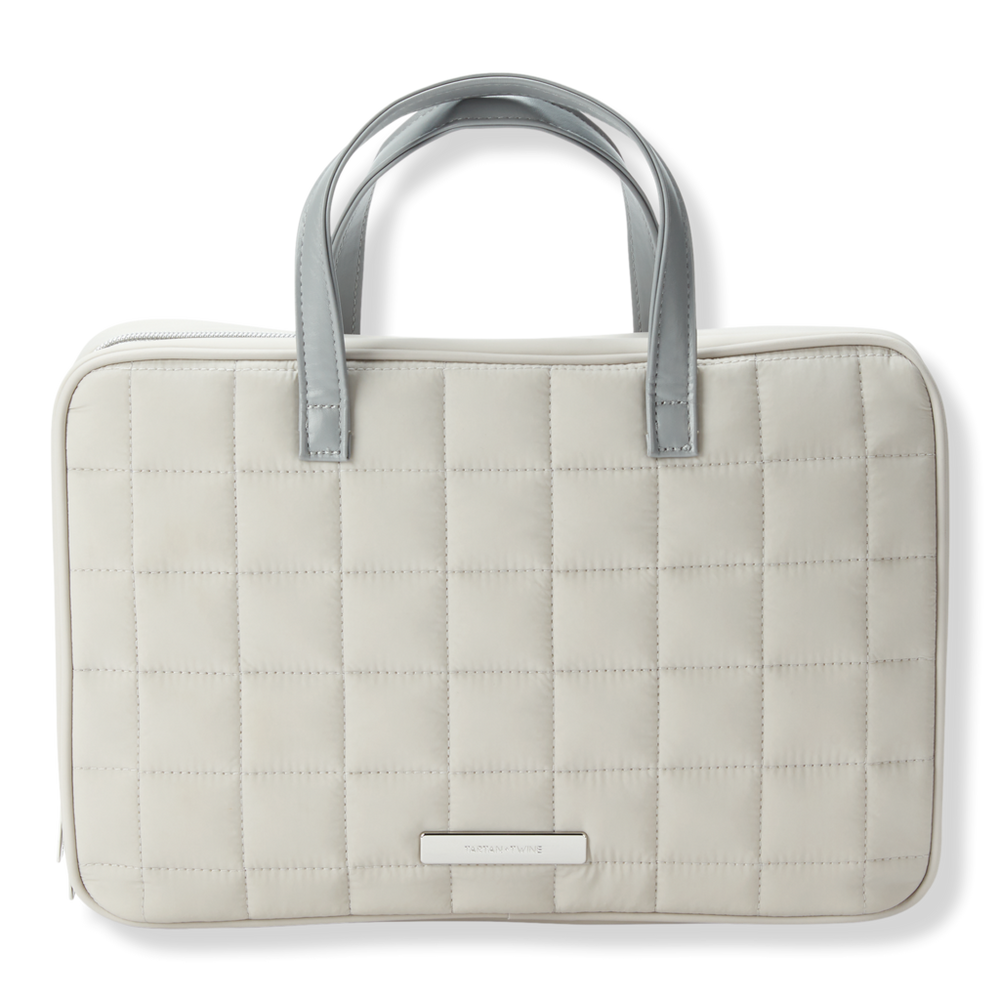 Tartan + Twine Gray Pretty Puffers Weekender