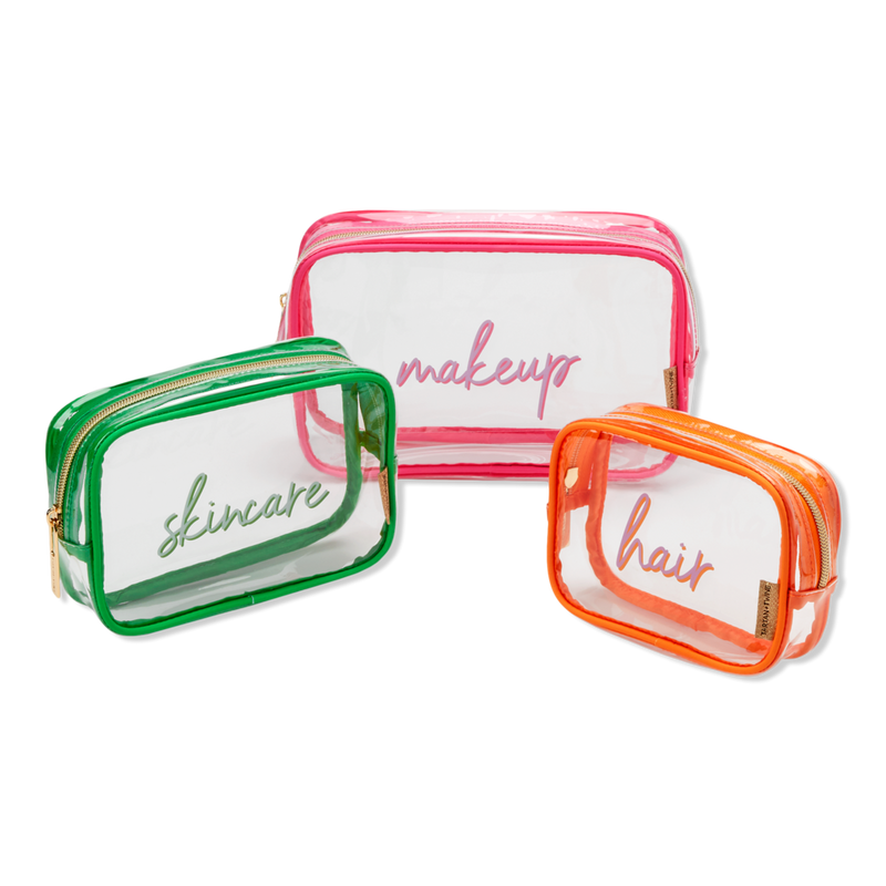 ヴクトリアンエンジェル柄　トランクボックス 3個セット　ハットボックス3個 Tartan + Twine - Clearly Cool 3 Piece Organizer Set | Ulta Beauty