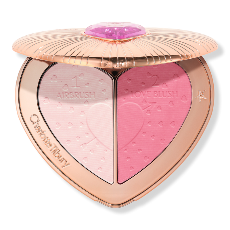 Pillow Talk Beauty Soulmates Brighten & Blush Powder Palette - Pillow Talk Flawless Pink