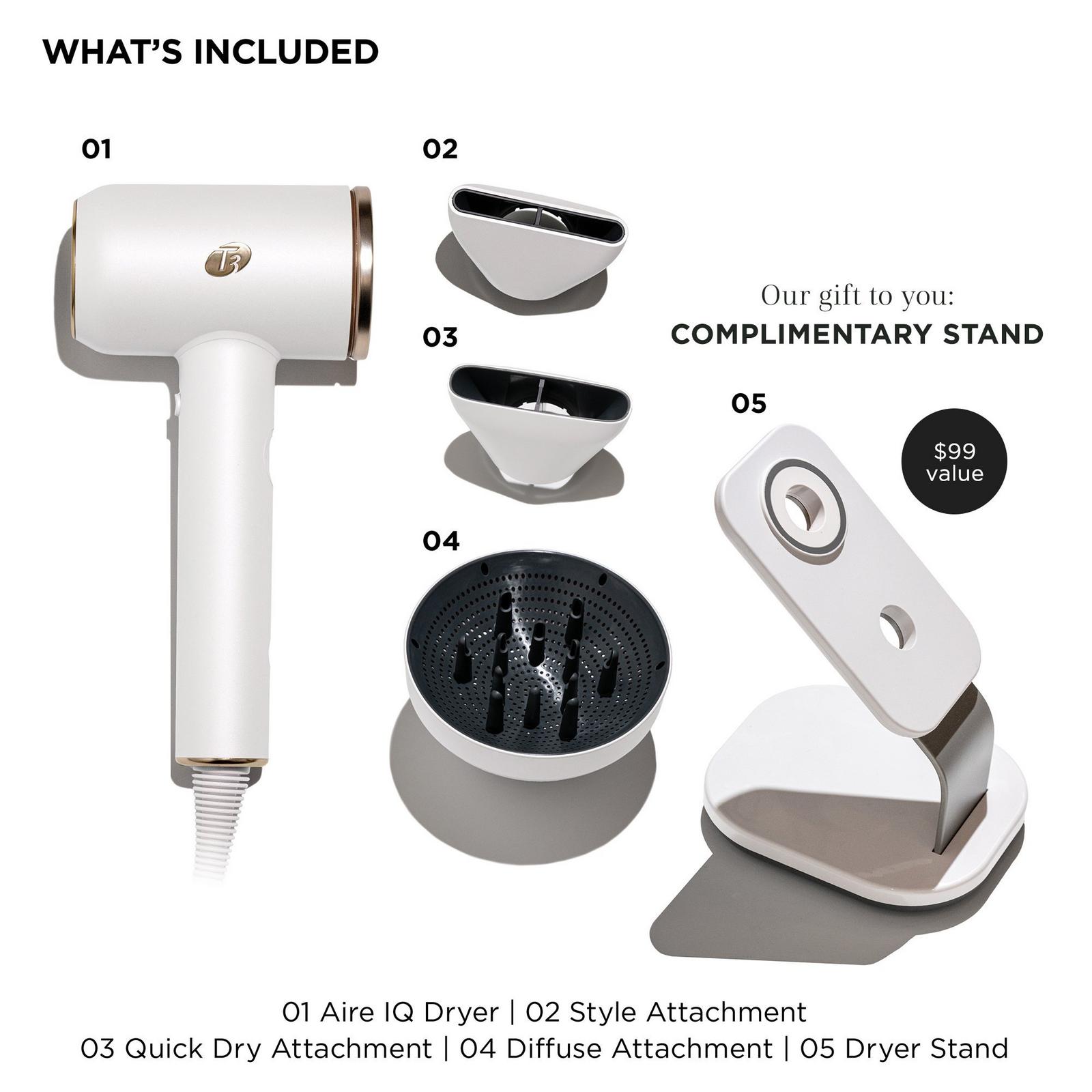 T3 - White Aire IQ Intelligent Hair Dryer | Ulta Beauty