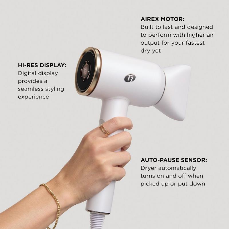 T3 - White Aire IQ Intelligent Hair Dryer | Ulta Beauty