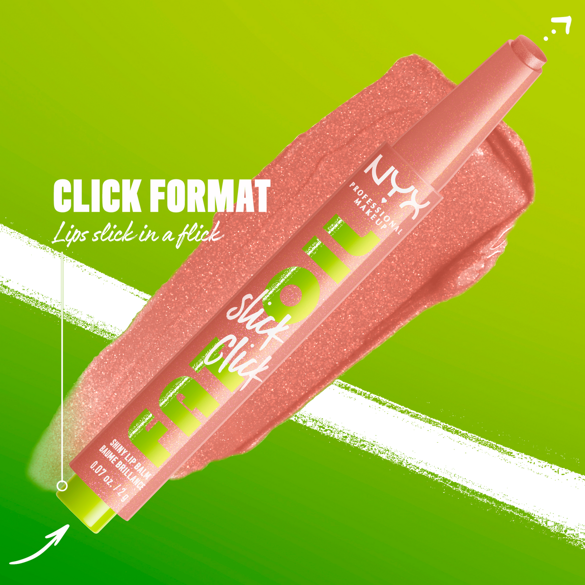 Fat Oil Slick Click Vegan Lip Balm - Group Chat