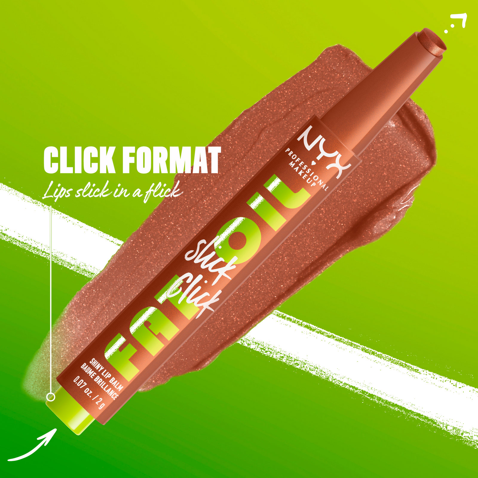 Fat Oil Slick Click Vegan Lip Balm - Feedworthy