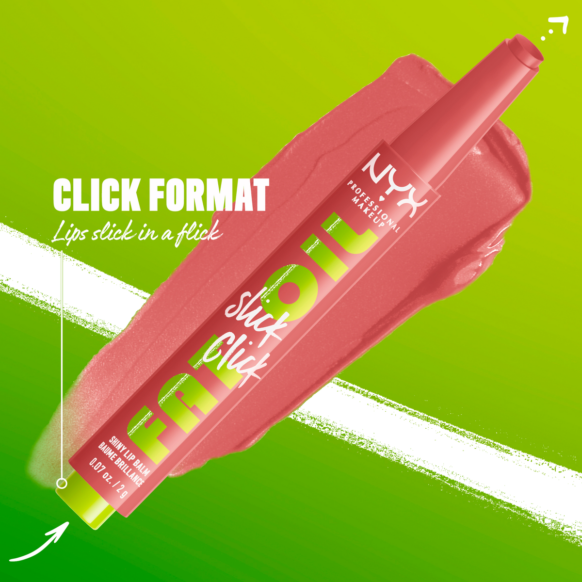 Fat Oil Slick Click Vegan Lip Balm - Profile Pic